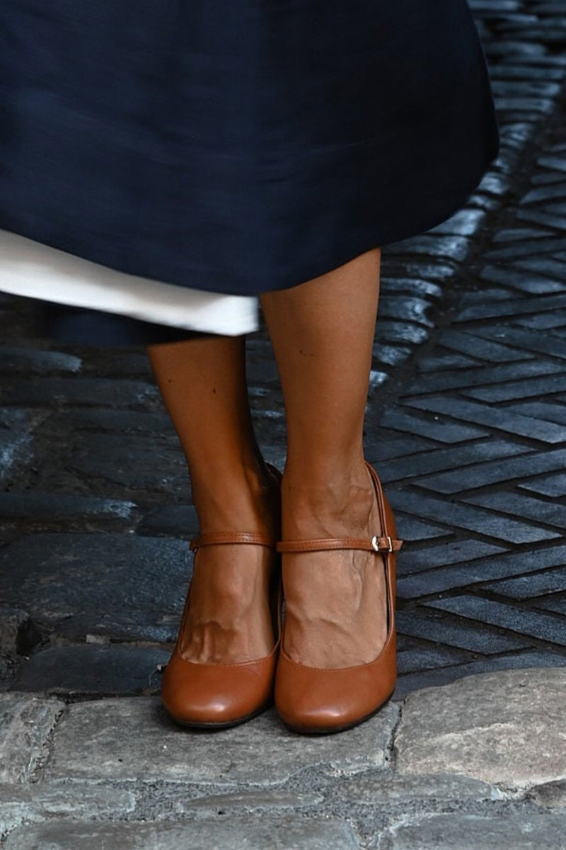 Tacchi Quotidiani Donna | Stabilità con Cinturino & Tacco a Blocco
