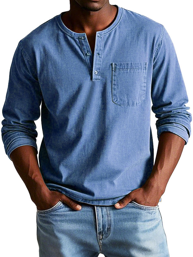 Thomas | Camicia Vintage a Maniche Lunghe 0