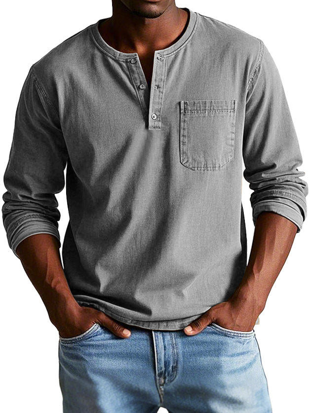 Thomas | Camicia Vintage a Maniche Lunghe 1