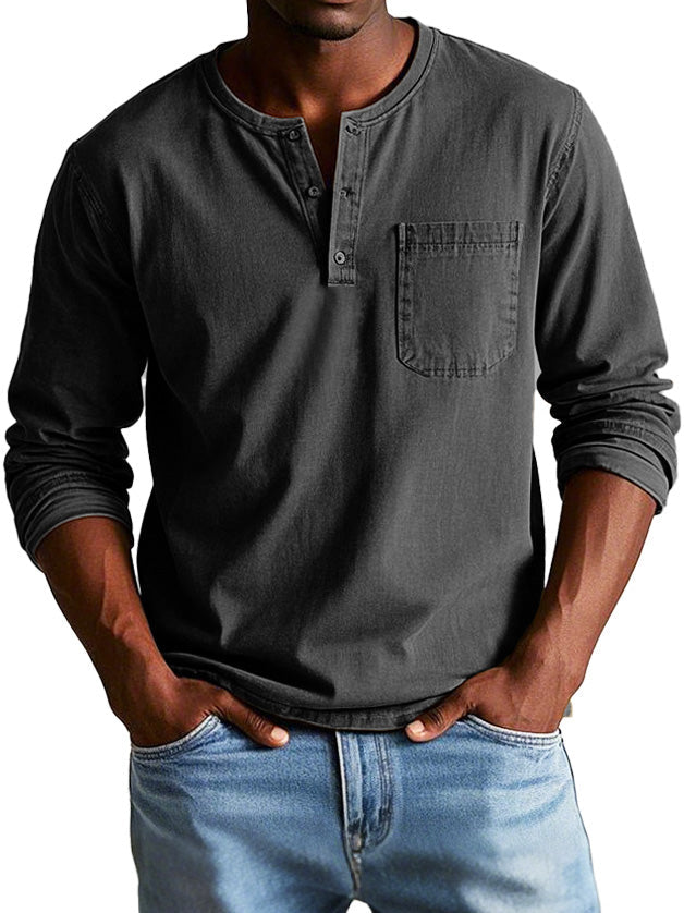 Thomas | Camicia Vintage a Maniche Lunghe 6