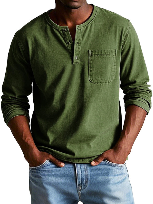 Thomas | Camicia Vintage a Maniche Lunghe 8