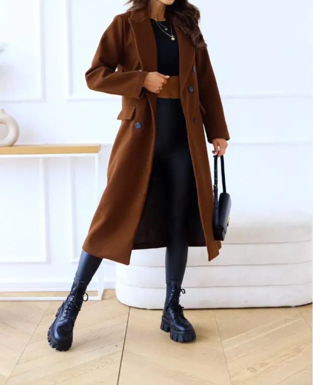 Trench Lungo Donna | Taglio Aderente ed Elegante 1