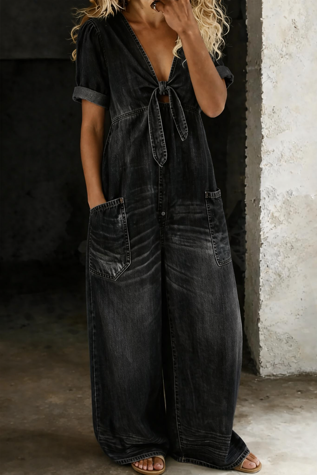 Tuta Donna Denim | Comfort Rilassato & Versatile