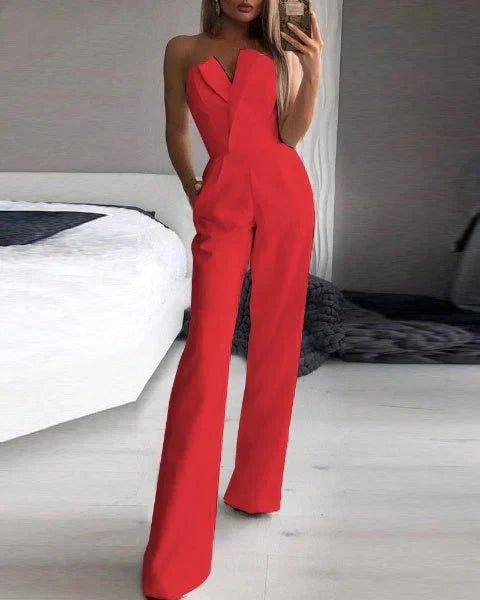 Tuta Estiva Donna | Schiena Aperta & Gamba Larga Sartoriale