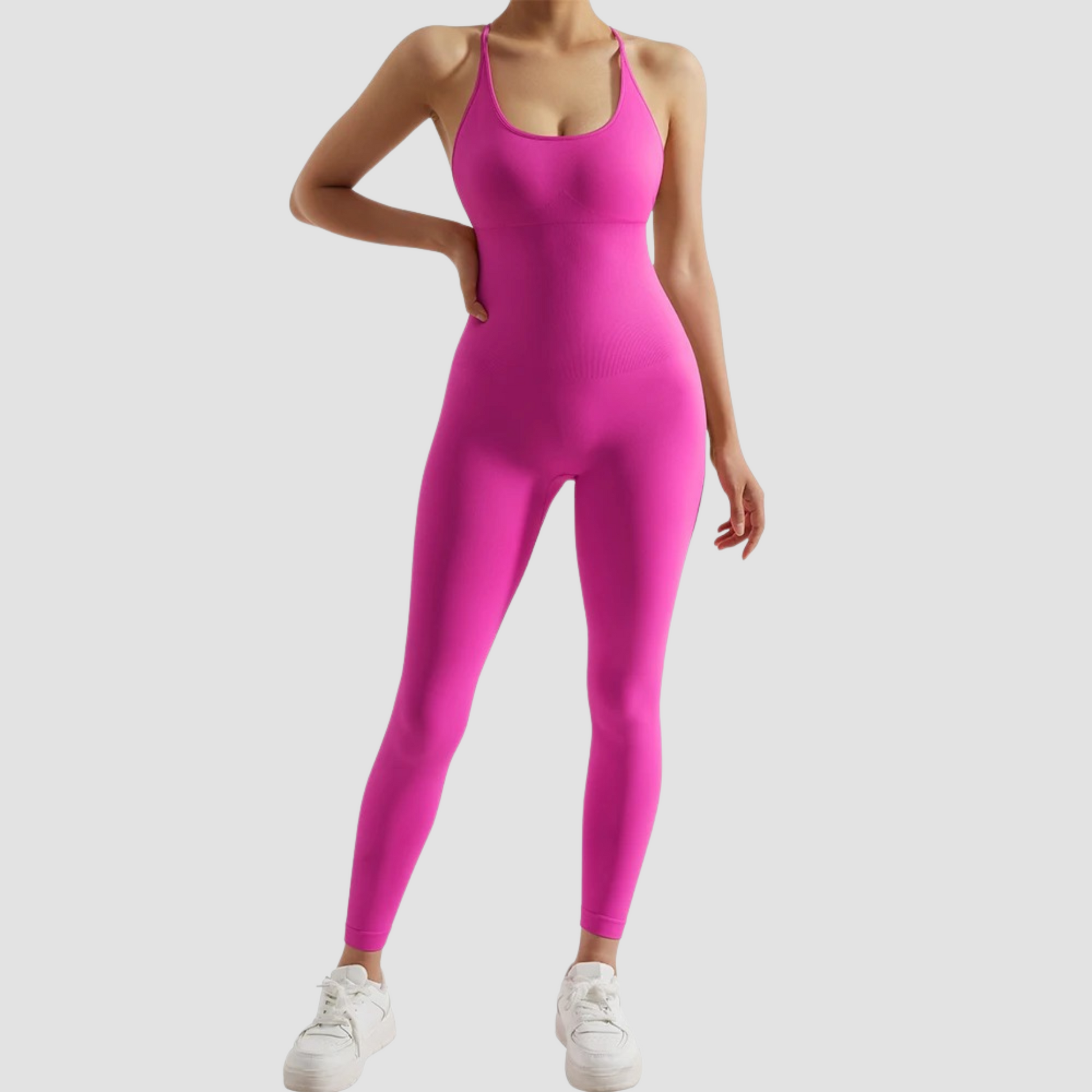 Tuta Estiva Donna | Seamless Aderente & Schiena con Spalline Incrociate
