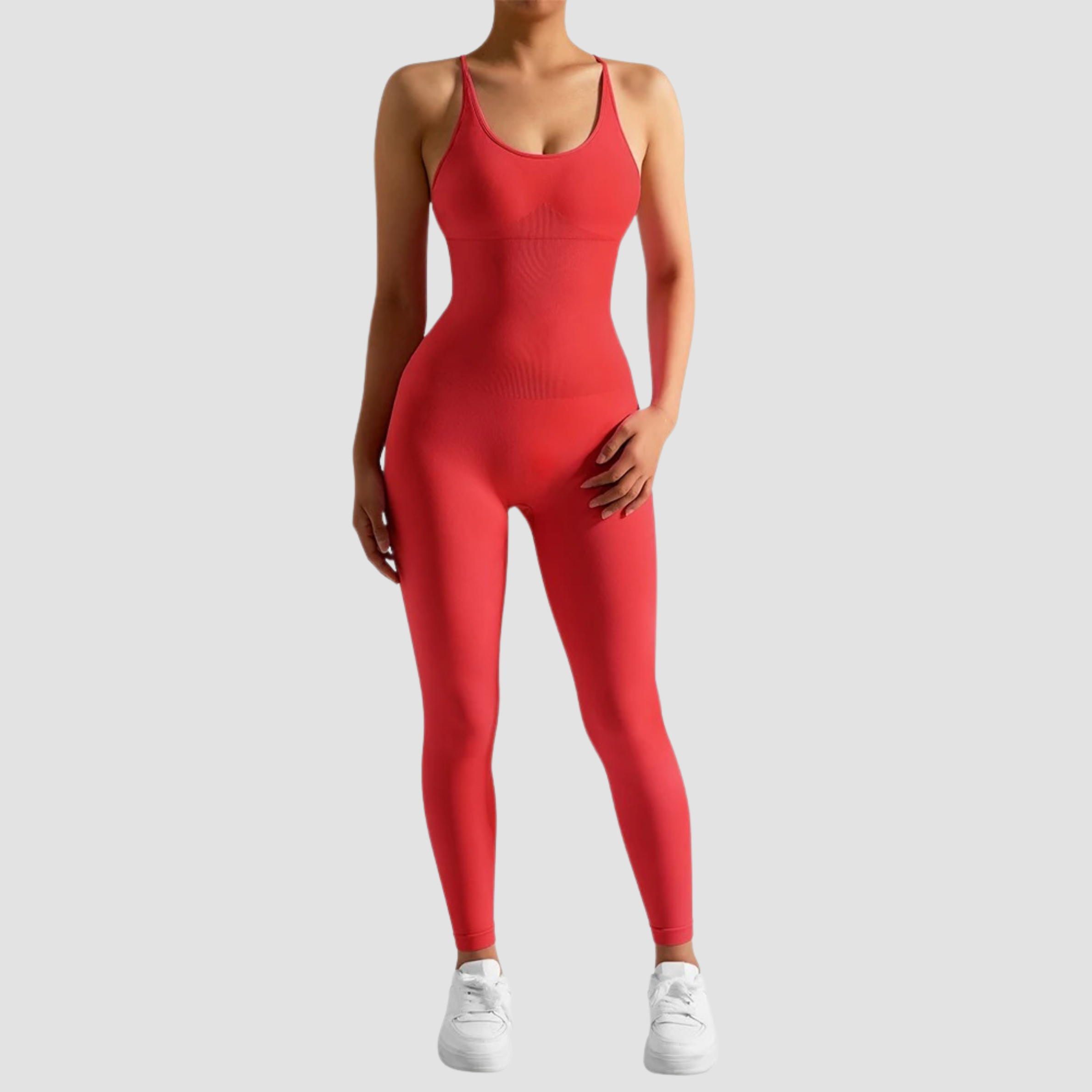 Tuta Estiva Donna | Seamless Aderente & Schiena con Spalline Incrociate