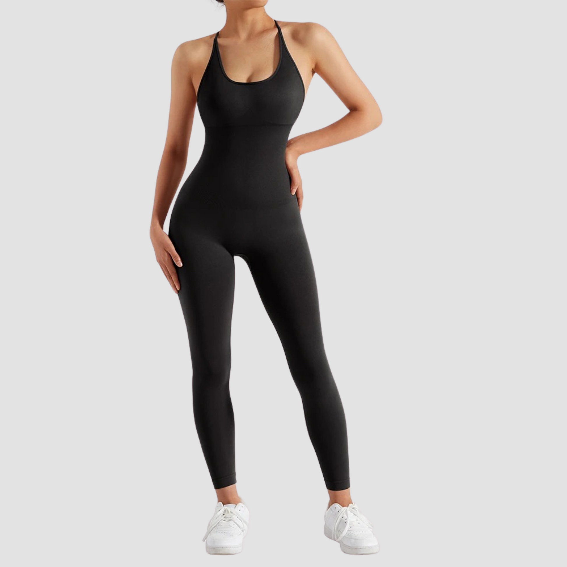 Tuta Estiva Donna | Seamless Aderente & Schiena con Spalline Incrociate