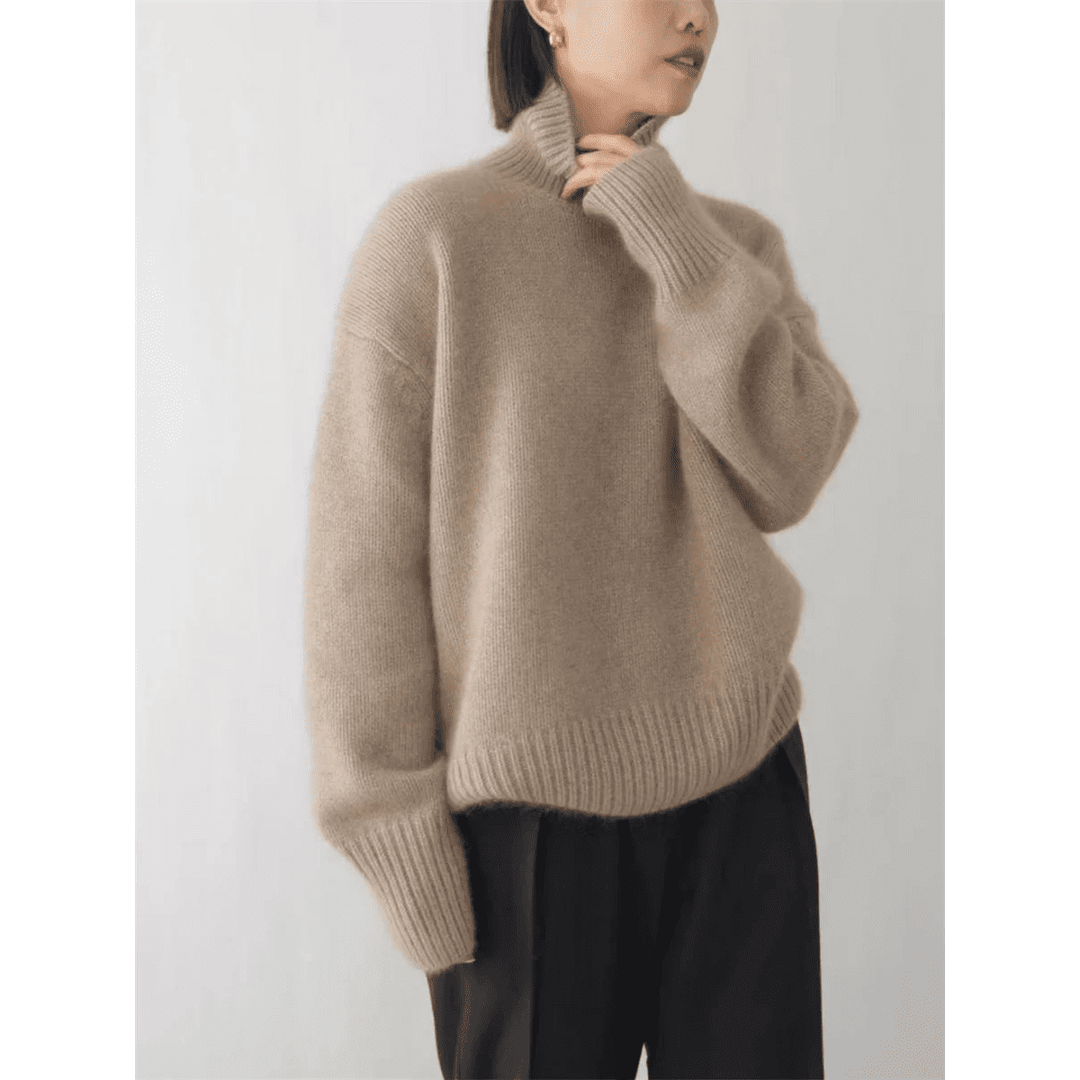 Sofia™ Woolen Turtleneck Sweater - by Cristian Moretti® Caliboot