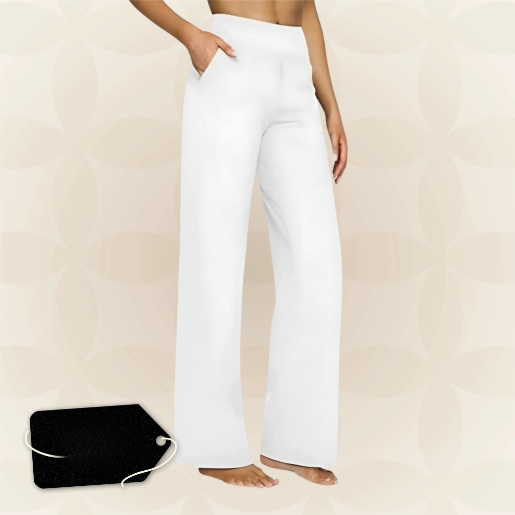 Pantaloni | Dámské elastické kalhoty | Vysoký pas & každodenní pohodlí
