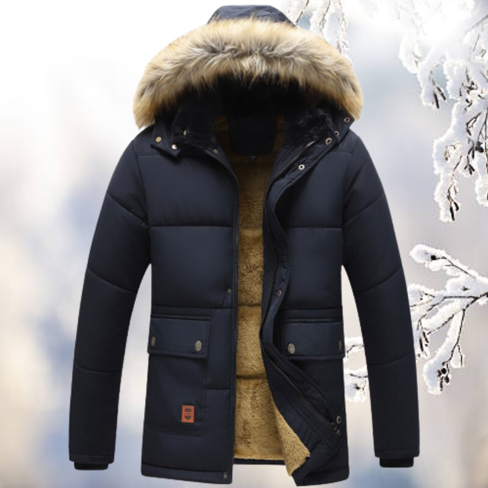 Women's Parka Jacket | Fur Hood & Wind Proof