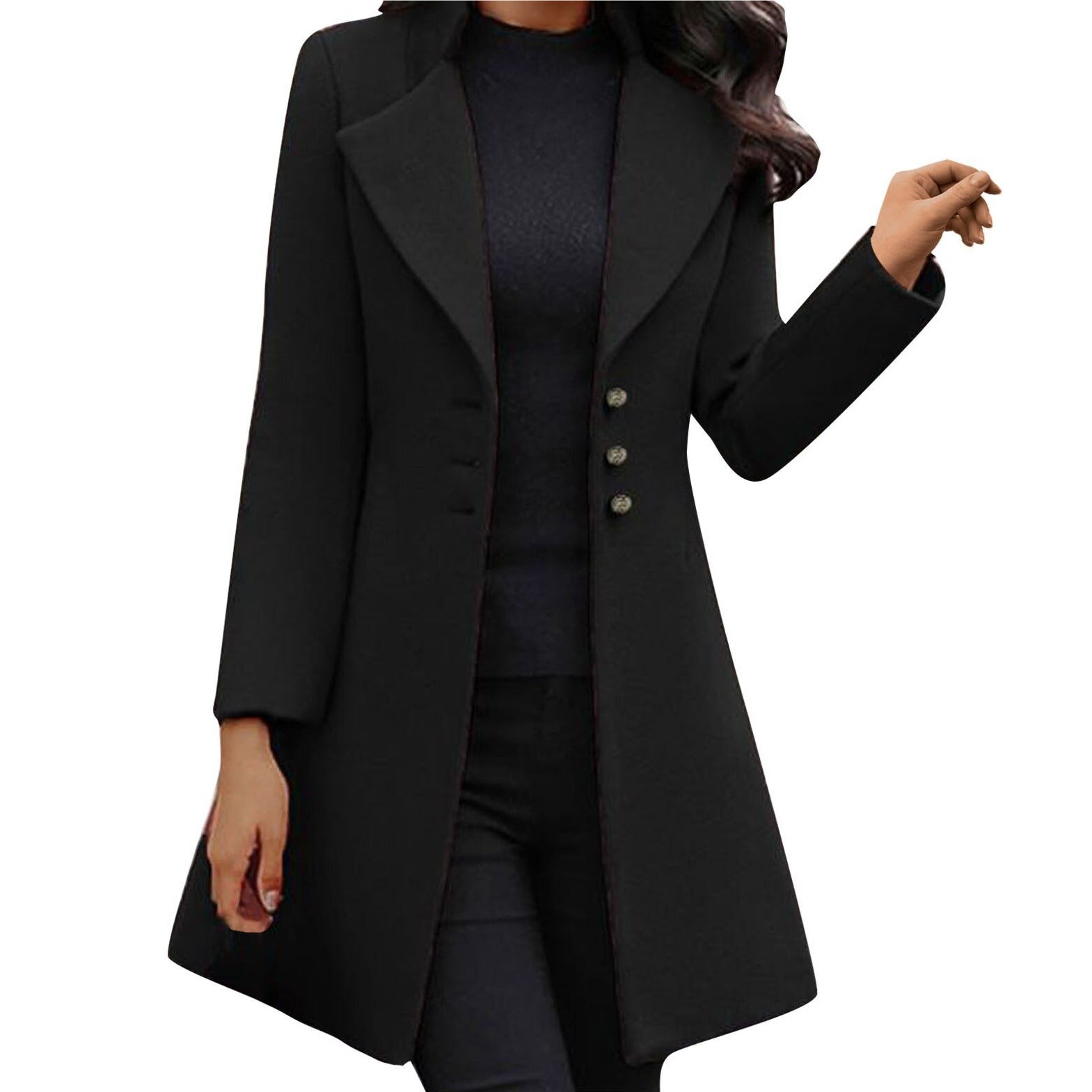 VINCI | Cappotto Italiano In Lana a Maniche Lunghe 0