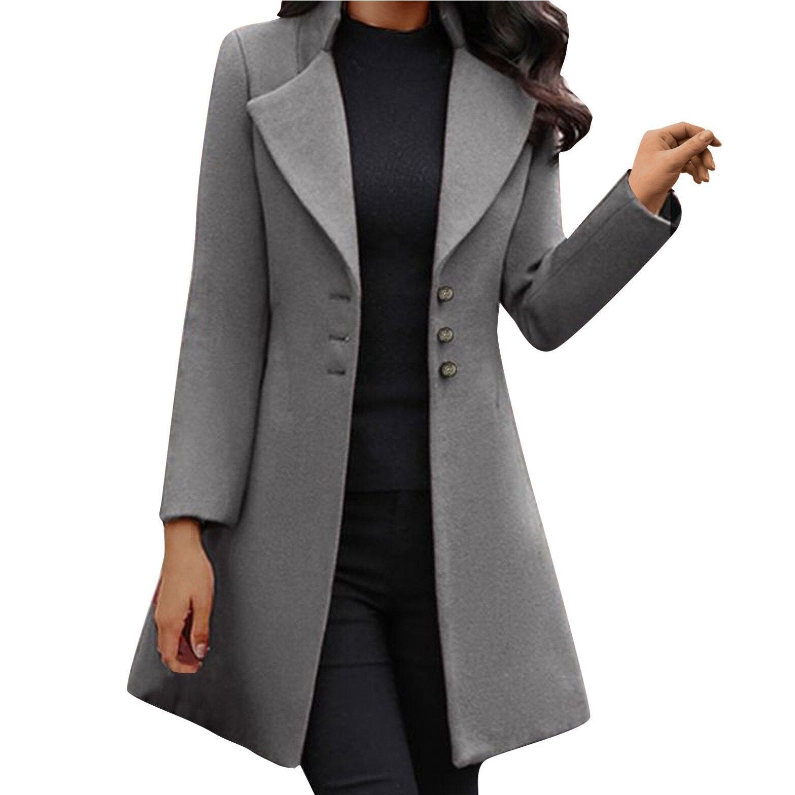 VINCI | Cappotto Italiano In Lana a Maniche Lunghe 1