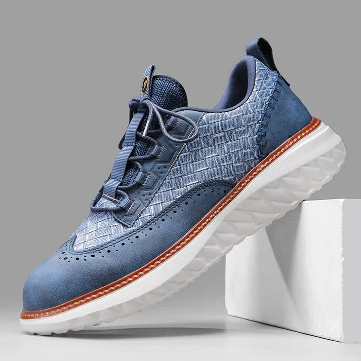 Vittorio — Sneaker Oxford in Pelle Intrecciata 1