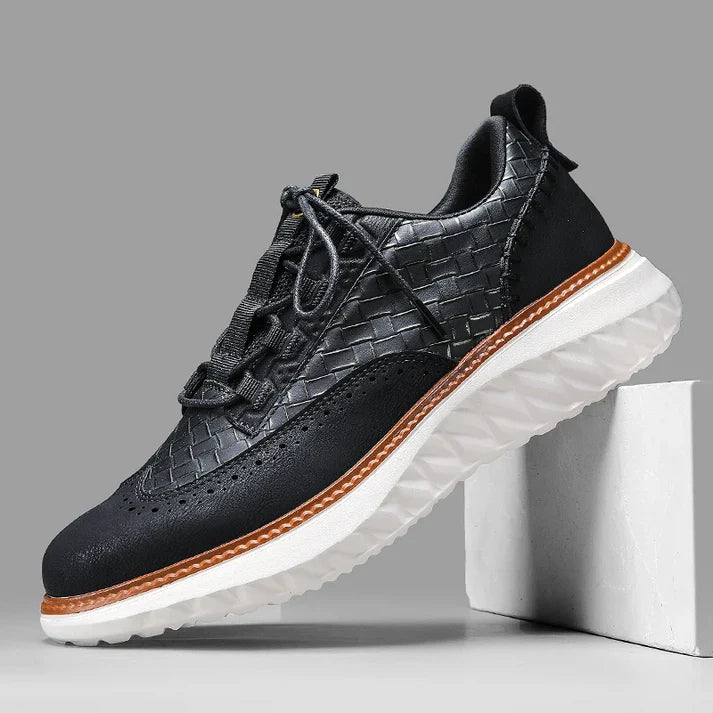 Vittorio — Sneaker Oxford in Pelle Intrecciata 2