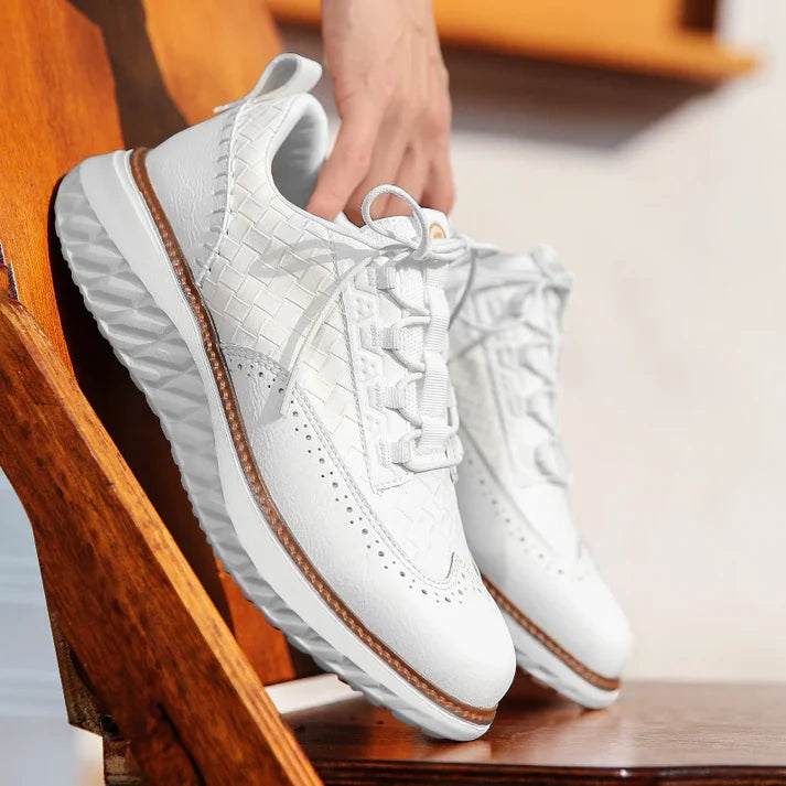Vittorio — Sneaker Oxford in Pelle Intrecciata 5