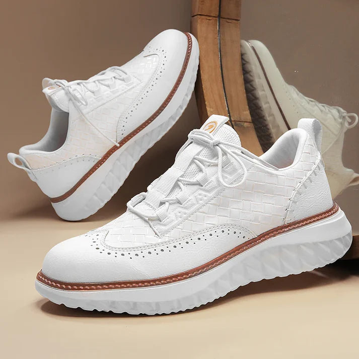 Vittorio — Sneaker Oxford in Pelle Intrecciata 6