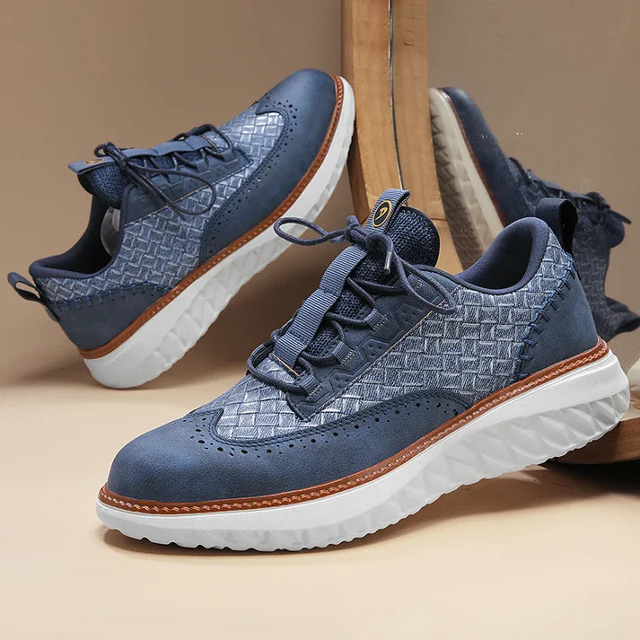 Vittorio — Sneaker Oxford in Pelle Intrecciata 8