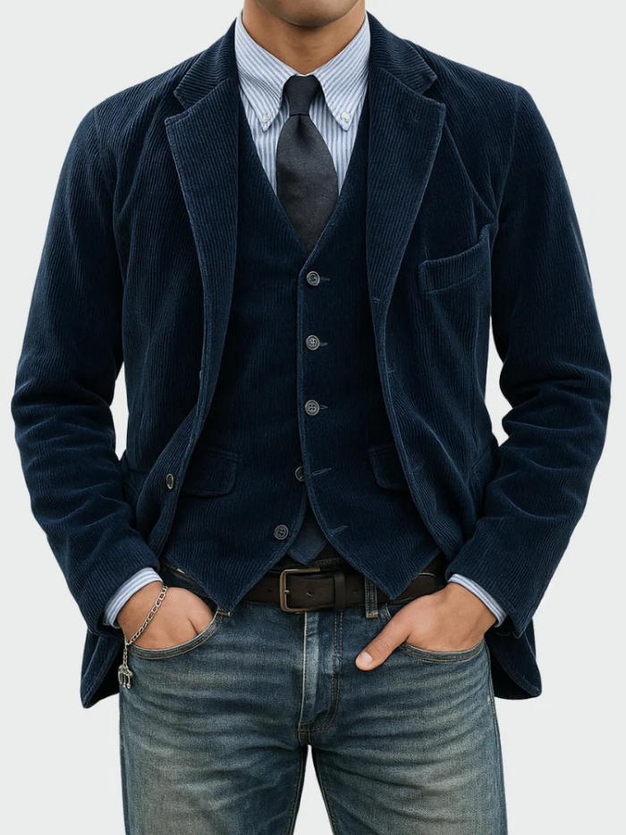 WAYNE™ | Blazer Strutturato Premium con Eleganza Su Misura 0