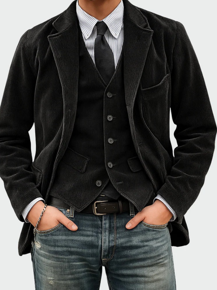 WAYNE™ | Blazer Strutturato Premium con Eleganza Su Misura 3