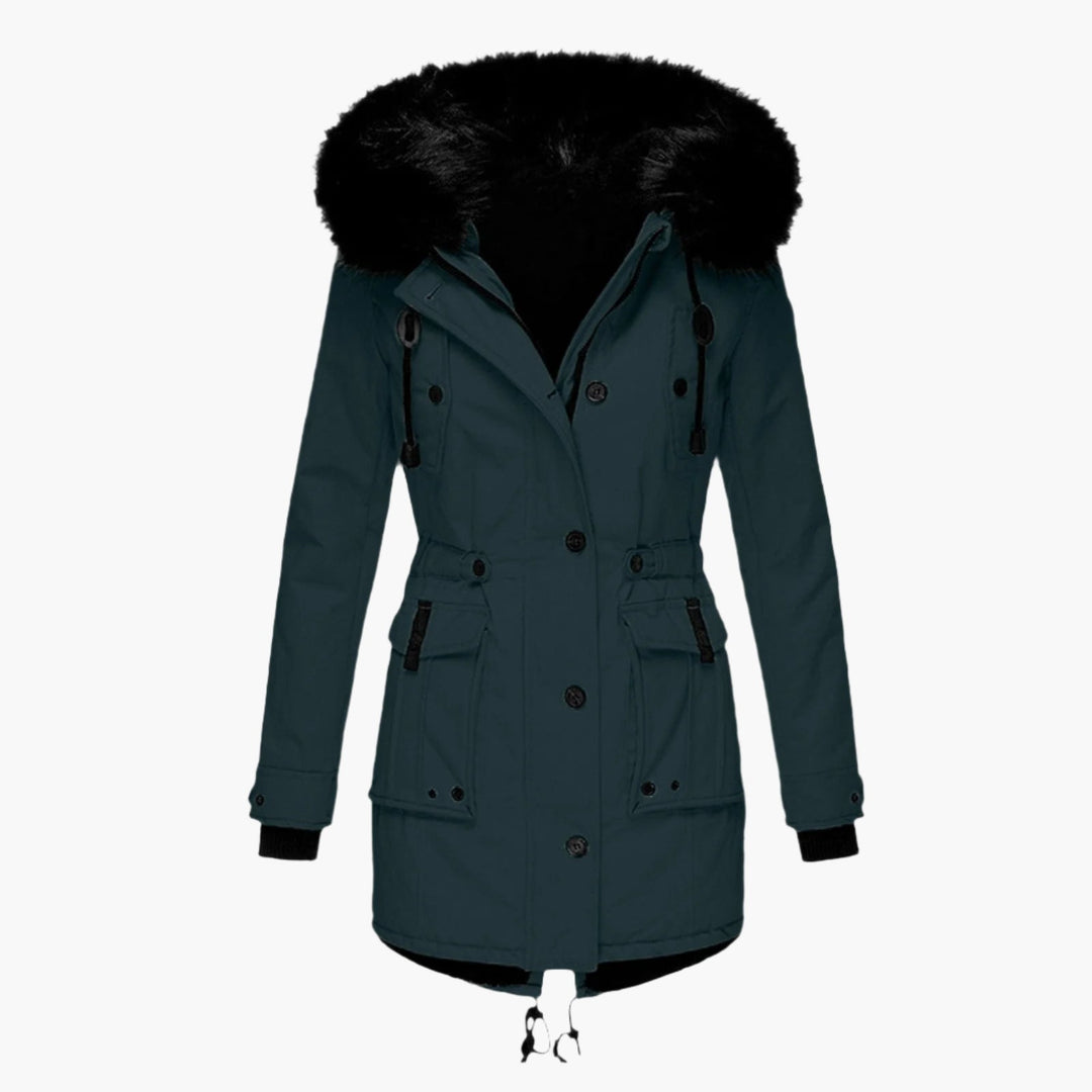 Charlotte | Women’s Warm Hooded Winter Coat Caliboot
