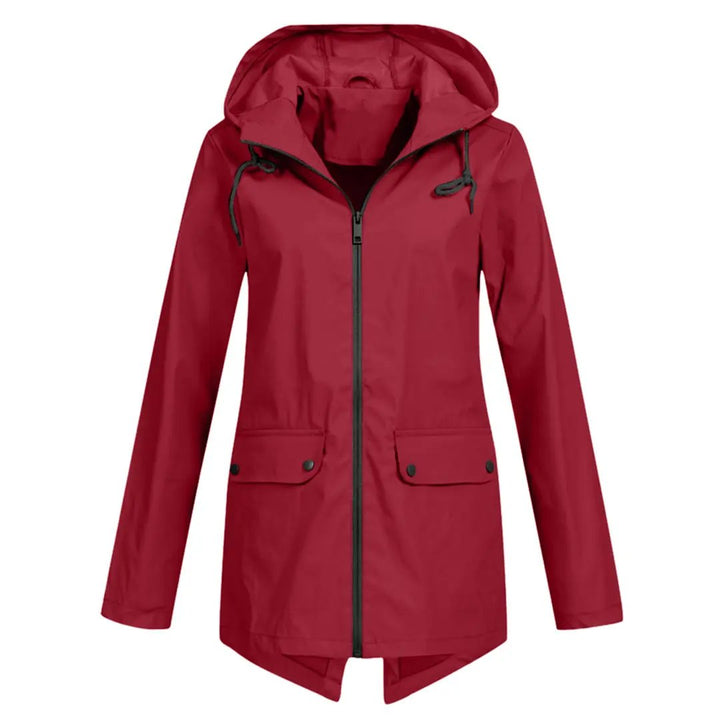 Waterproof Long Jacket for Women – Stylish &amp; Functional-Caliboot