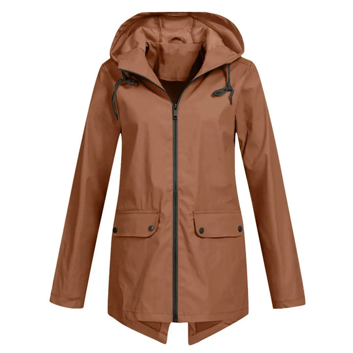 Waterproof Long Jacket for Women – Stylish &amp; Functional-Caliboot