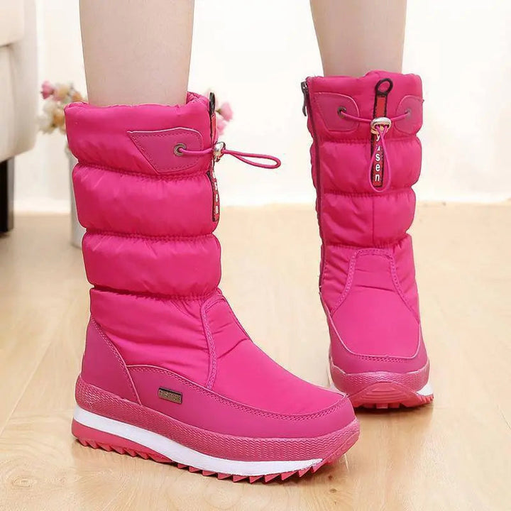 Waterproof Mid-Calf Boots for Women – Cozy &amp; Stylish for Winter