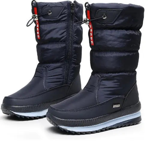 Waterproof Mid-Calf Boots for Women – Cozy &amp; Stylish for Winter