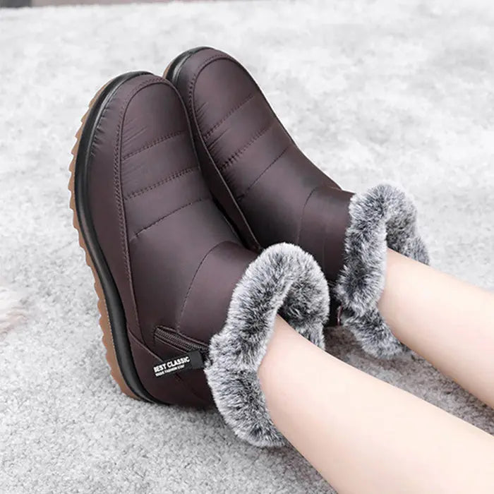 Waterproof Winter Boots for Women – Stylish &amp; Comfortable Mid-Calf Design