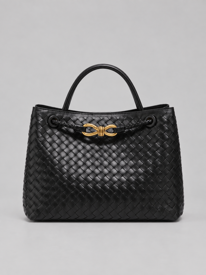 Borsa Intrecciata Donna | Dettagli e Chiusura a Coulisse 1