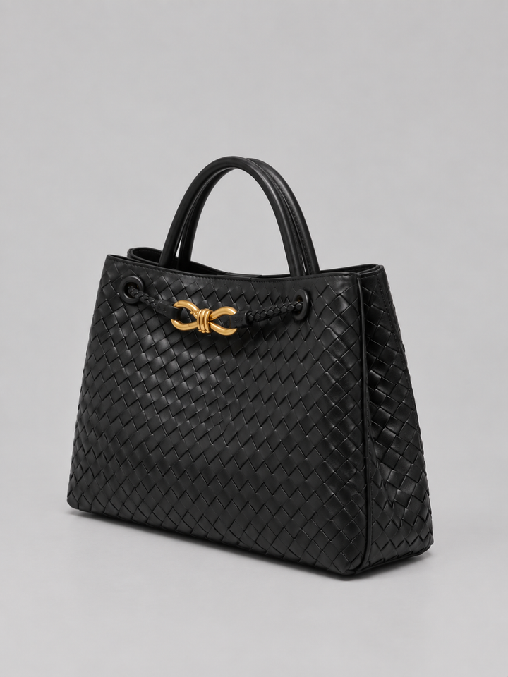 Borsa Intrecciata Donna | Dettagli e Chiusura a Coulisse 3