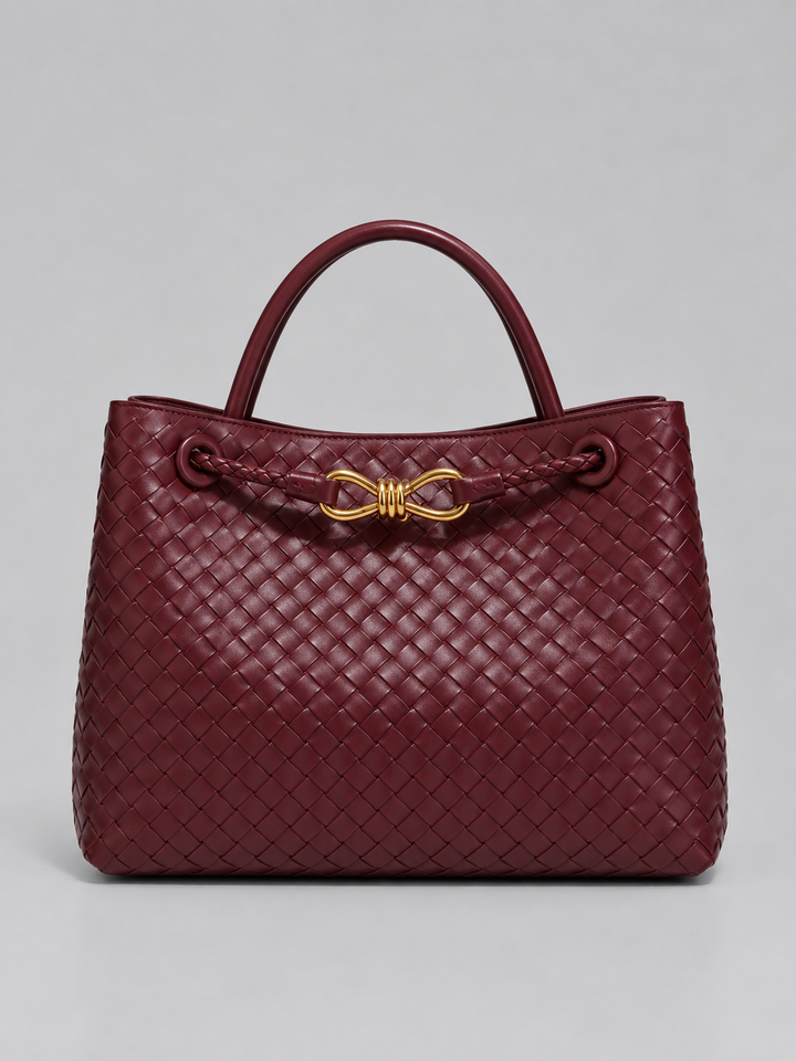 Borsa Intrecciata Donna | Dettagli e Chiusura a Coulisse 5