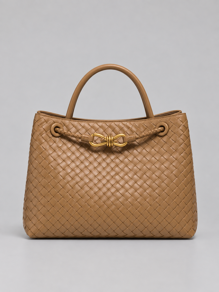 Borsa Intrecciata Donna | Dettagli e Chiusura a Coulisse 7