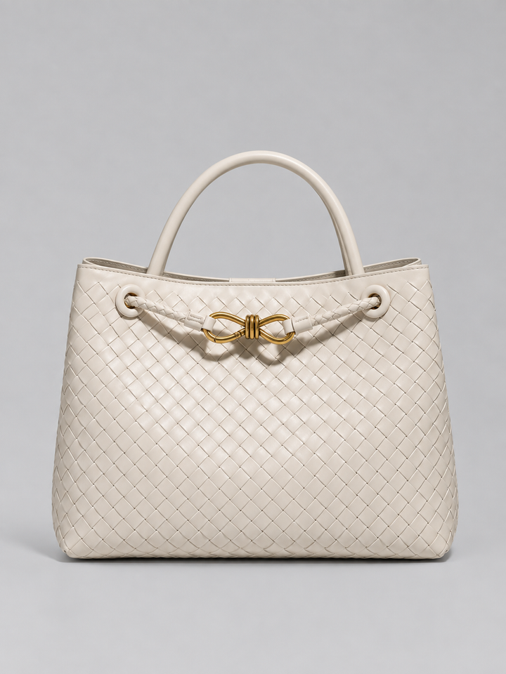 Borsa Intrecciata Donna | Dettagli e Chiusura a Coulisse 8