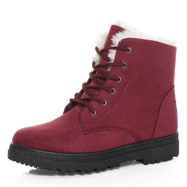 Cozy Short Ankle Boots for Women – Stylish &amp; Warm for Winter