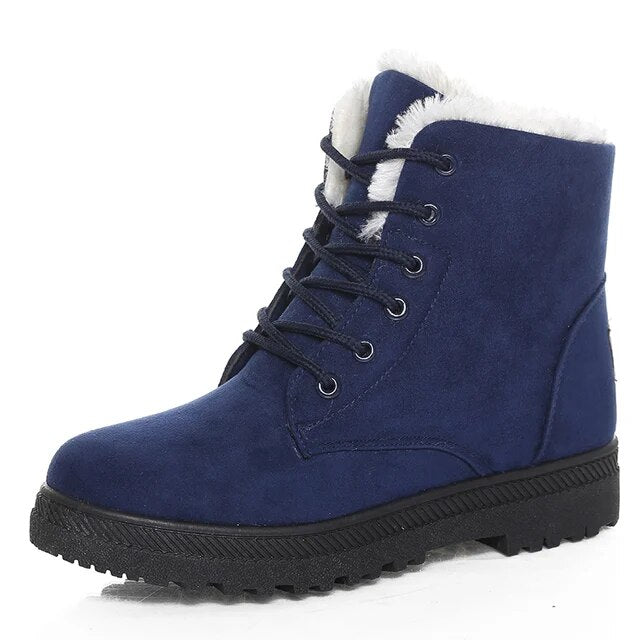 Cozy Short Ankle Boots for Women – Stylish &amp; Warm for Winter