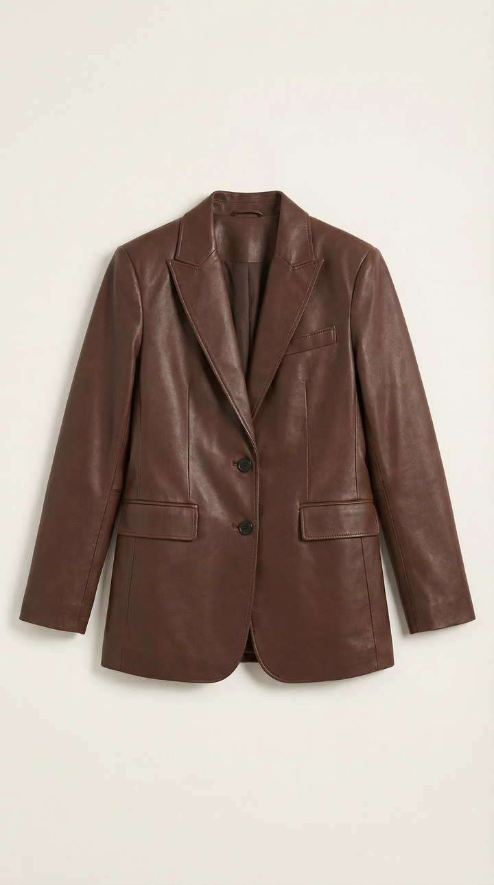 Blazer Donna Oversize | Effetto Lucido Strutturato 10
