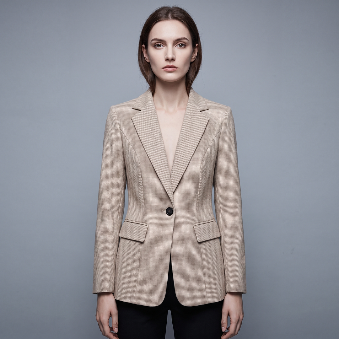 Blazer Donna | Motivo Pied-de-Poule Elegante 1