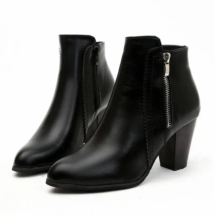 Coarse Heeled Fashion Boots for Women – Stylish &amp; Comfortable