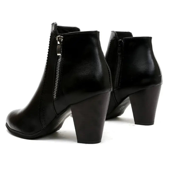Coarse Heeled Fashion Boots for Women – Stylish &amp; Comfortable