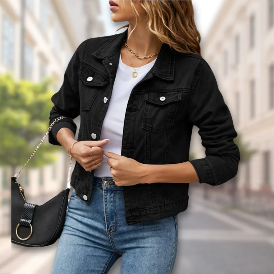 Chic Button-Up Jacket for Women – Effortlessly Stylish &amp; Versatile-Caliboot