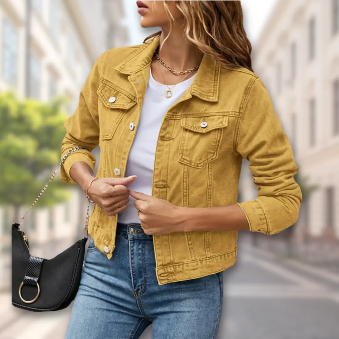 Chic Button-Up Jacket for Women – Effortlessly Stylish &amp; Versatile-Caliboot