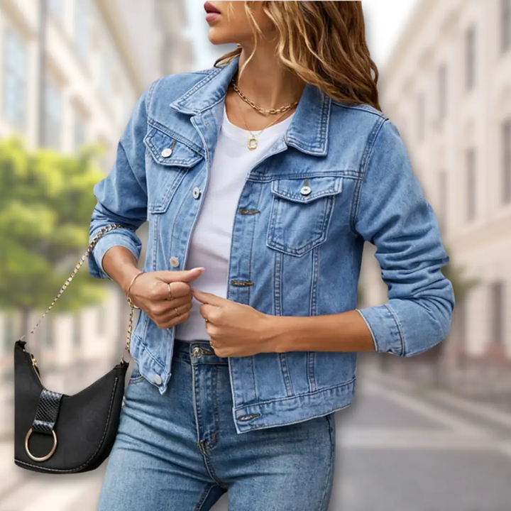 Chic Button-Up Jacket for Women – Effortlessly Stylish &amp; Versatile-Caliboot
