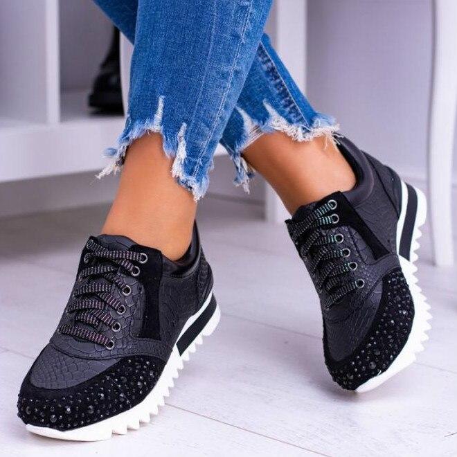 Embossed Fashion Sneakers for Women – Chic &amp; Comfortable Style