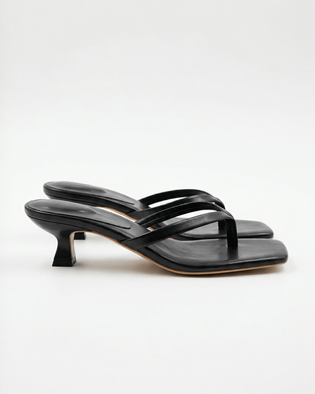 Women's Heeled Sandals | Kitten Heel & Thin Crossover Straps