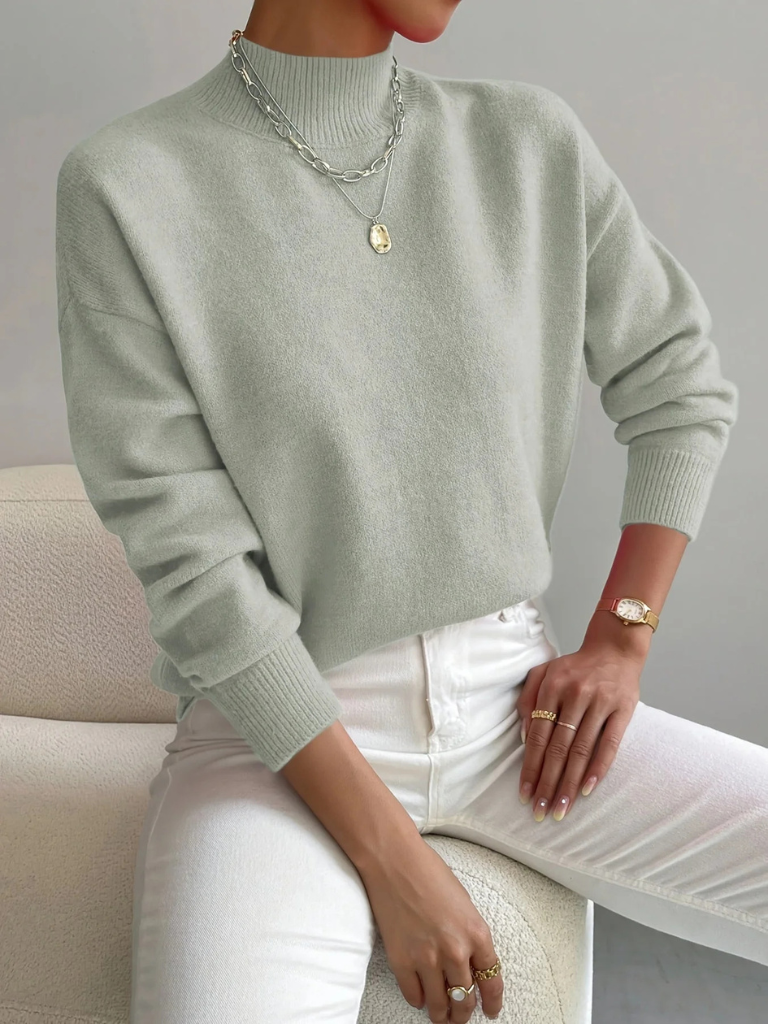 Women's High Neck Jumper | Slim Fit & Warm