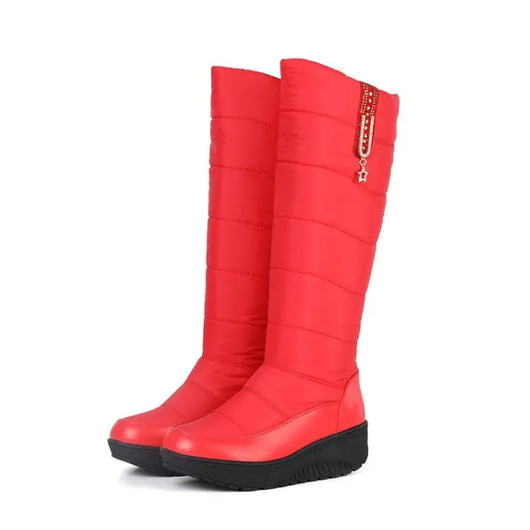 High-Top Winter Boots for Women – Warm &amp; Stylish Comfort