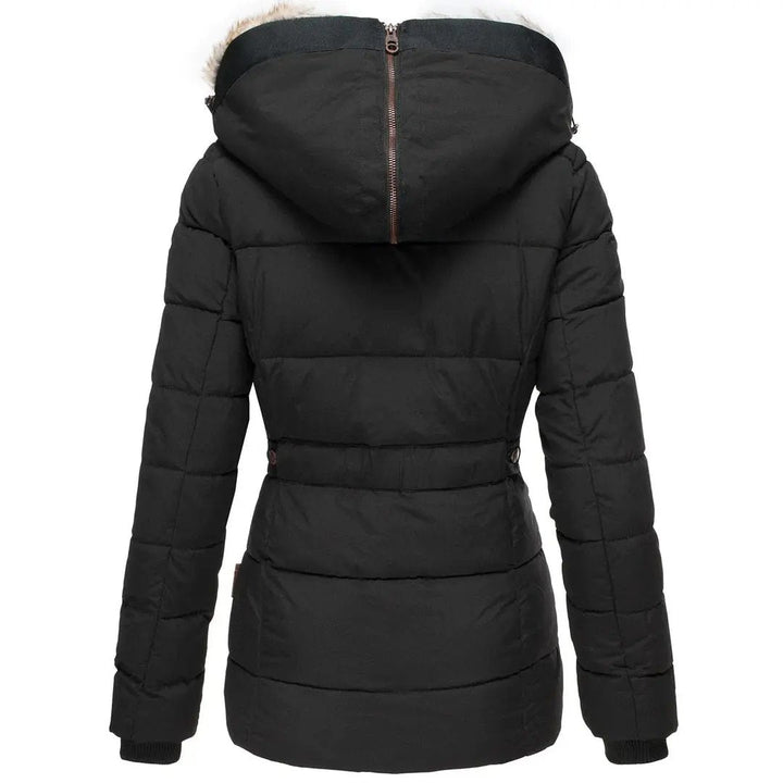 Hooded Puffer Jacket for Women – Stylish &amp; Insulating-Caliboot