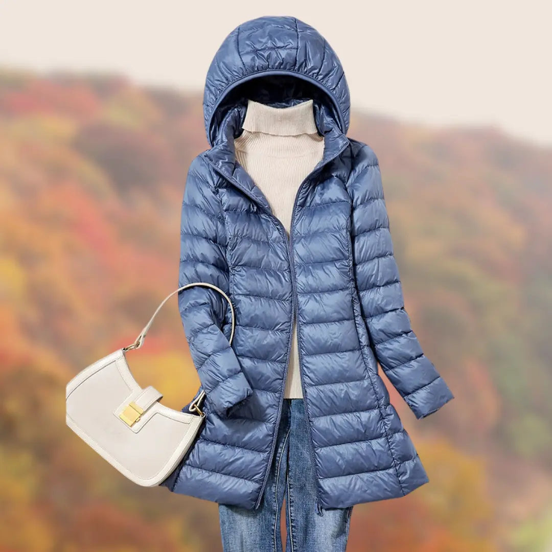 Women's Hooded Puffer Jacket Ultralight Lightweight Layering