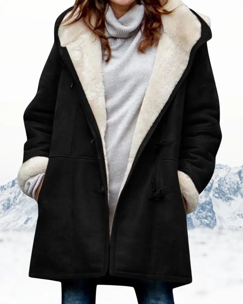 Hooded Wool Coat for Women – Stylish &amp; Warm Winter Outerwear 1